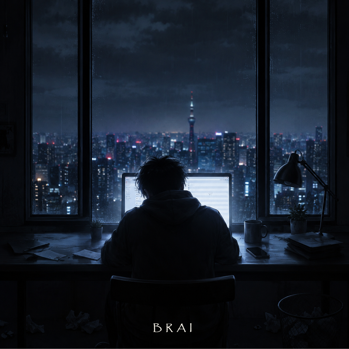 NO REPLY — BRAI album cover